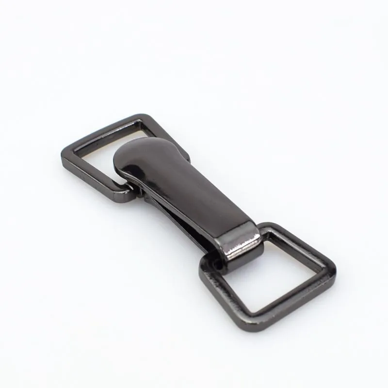 gun black 2/4 комплекта Meetee 18*73 см с металлическими заклепками; туфли-лодочки Кнопки одежда пряжки-Крючки пояс для одежды Декор DIY Швейные Костюмы пуховое пальто аксессуар питания - Цвет: gun black