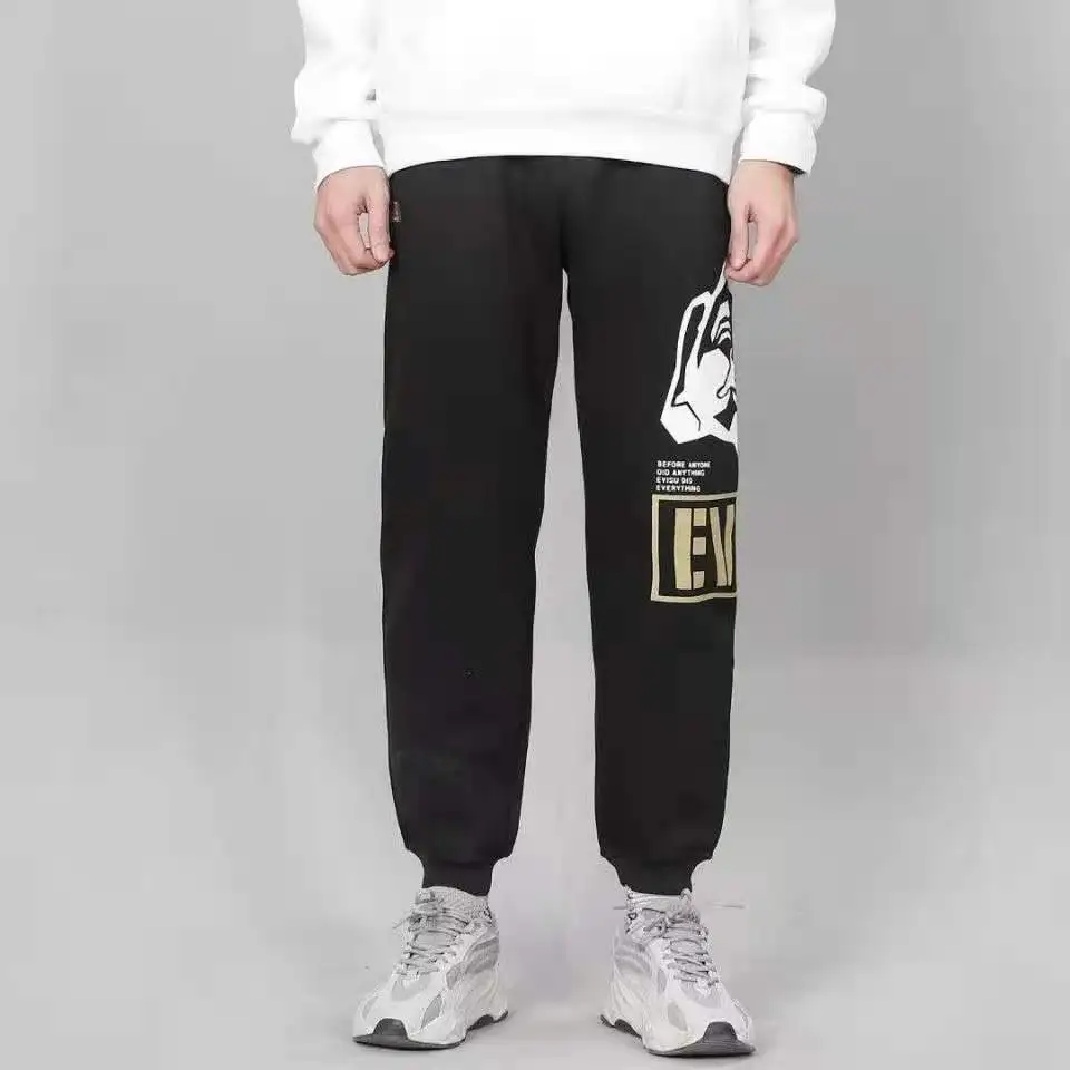 

Portrait of Dharma Cargo Pants Hip Hop Ebisu Buddha Print Pants Harajuku Loose Pants Joggers Trousers Cotton Fashion Long Pant