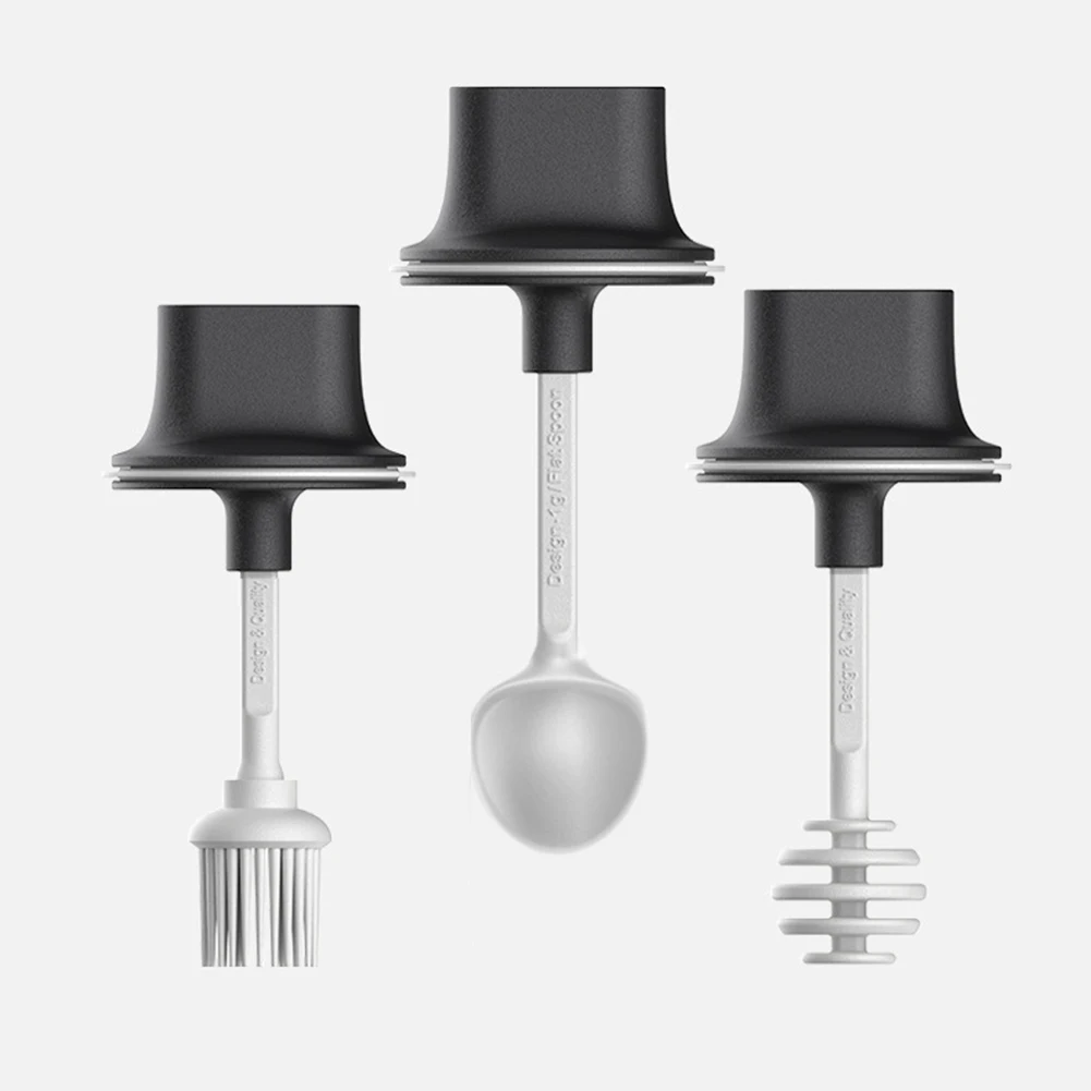 260 мл емкость для приправ масло мед соль контейнер специй бутылка с ложкой