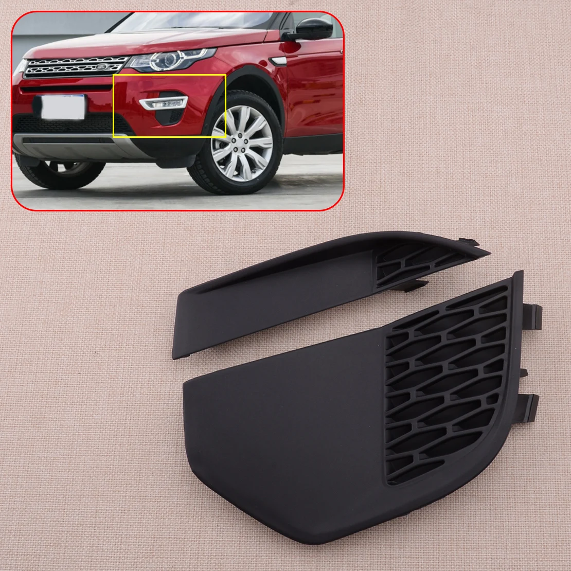 

LR061235 передняя левая сторона противотуманная фара светильник накладка рамкой, пригодный для Land Rover Discovery Sport 2015-2019 LR061236