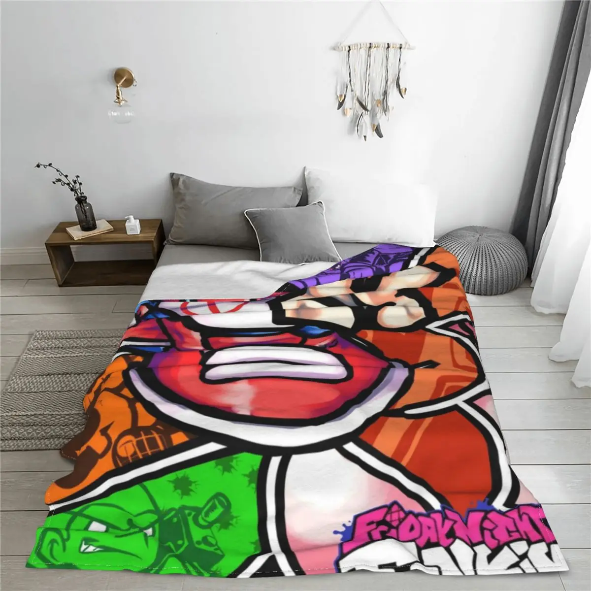 Пятничная ночь Funkin постер одеяло Музыка Ритм игра супер мягкое модное покрывало