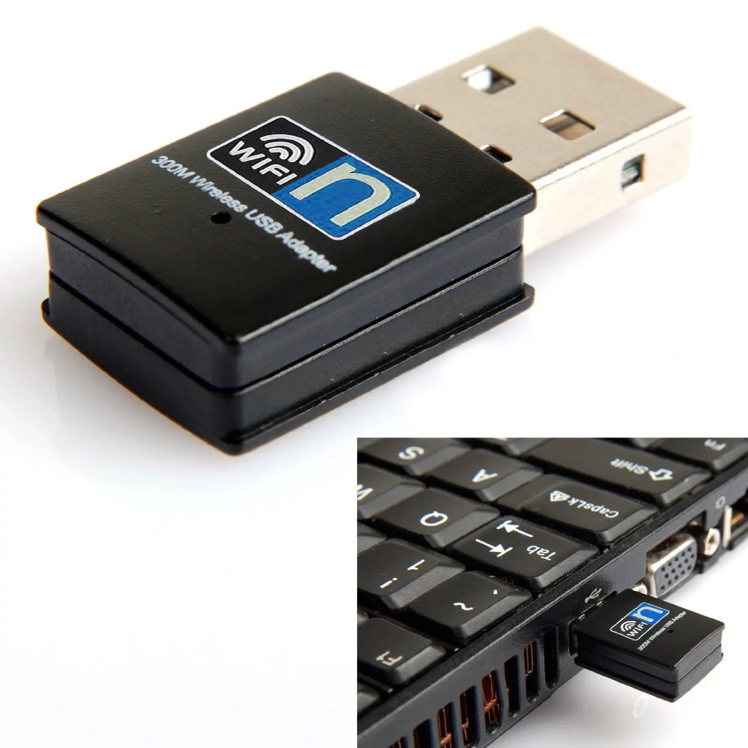 

USB WiFi Adapter 300M 2.4GHz WiFi Antenna Dual Band 802.11b/n/g Mini Wireless Computer Laptops Network Card Receiver Wholesales