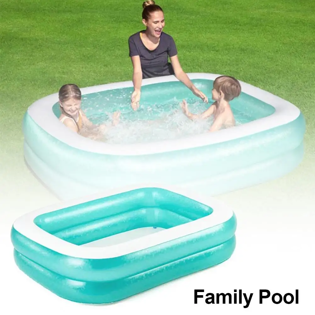 

Inflatable Swimming Pool Children Bathing Tub Baby Home Use Paddling Pool Inflatable Square Swimming Pool Kids Inflatable Pool