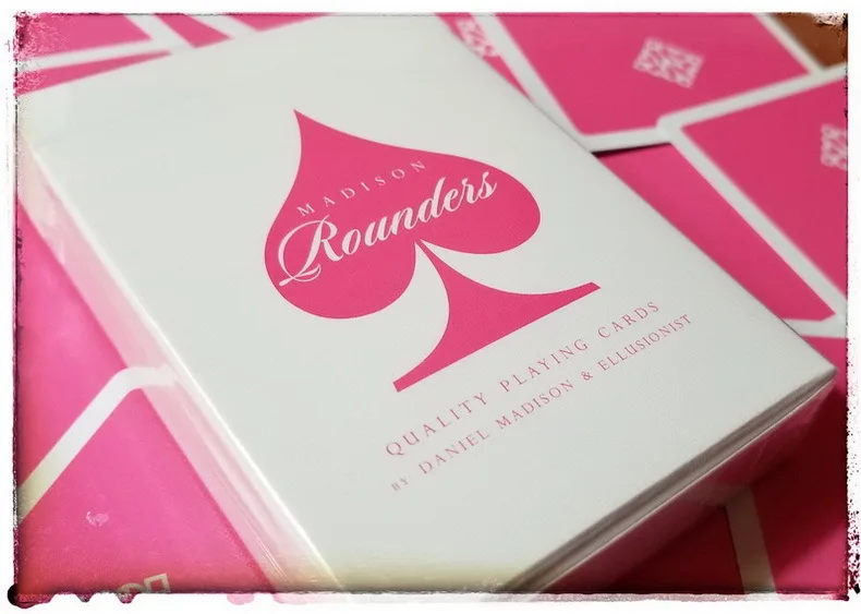 Ellusionist розовые карты Madison Rounders игральные USPCC Ограниченная серия колода Даниэль