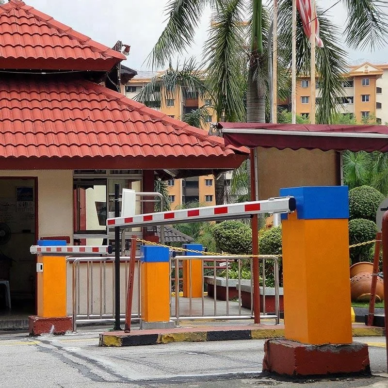 

electric car parking boom barrier gates High quality machinery Barrier Gate for Toll System