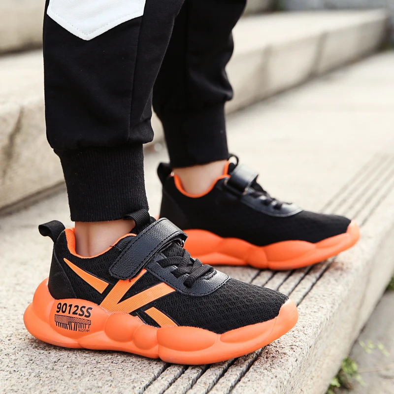 

Подарочные детские теннисные кроссовки для мальчиков для бега, студенческие дышащие удобные повседневные спортивные туфли для мальчиков, ...