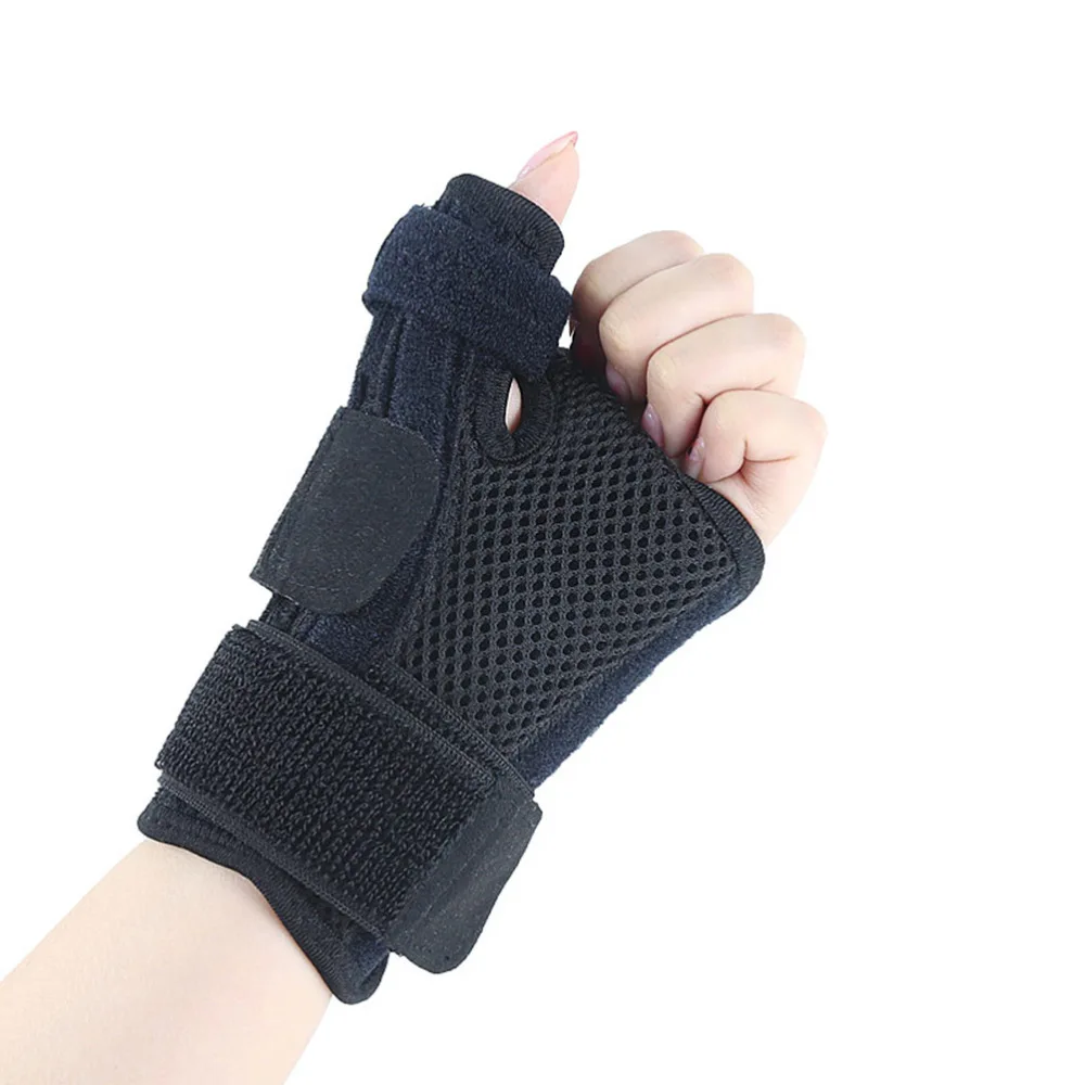 

1pc Adjustable Finger Support Holder Wrist Band Thumb Two-way Support Brace Protector
