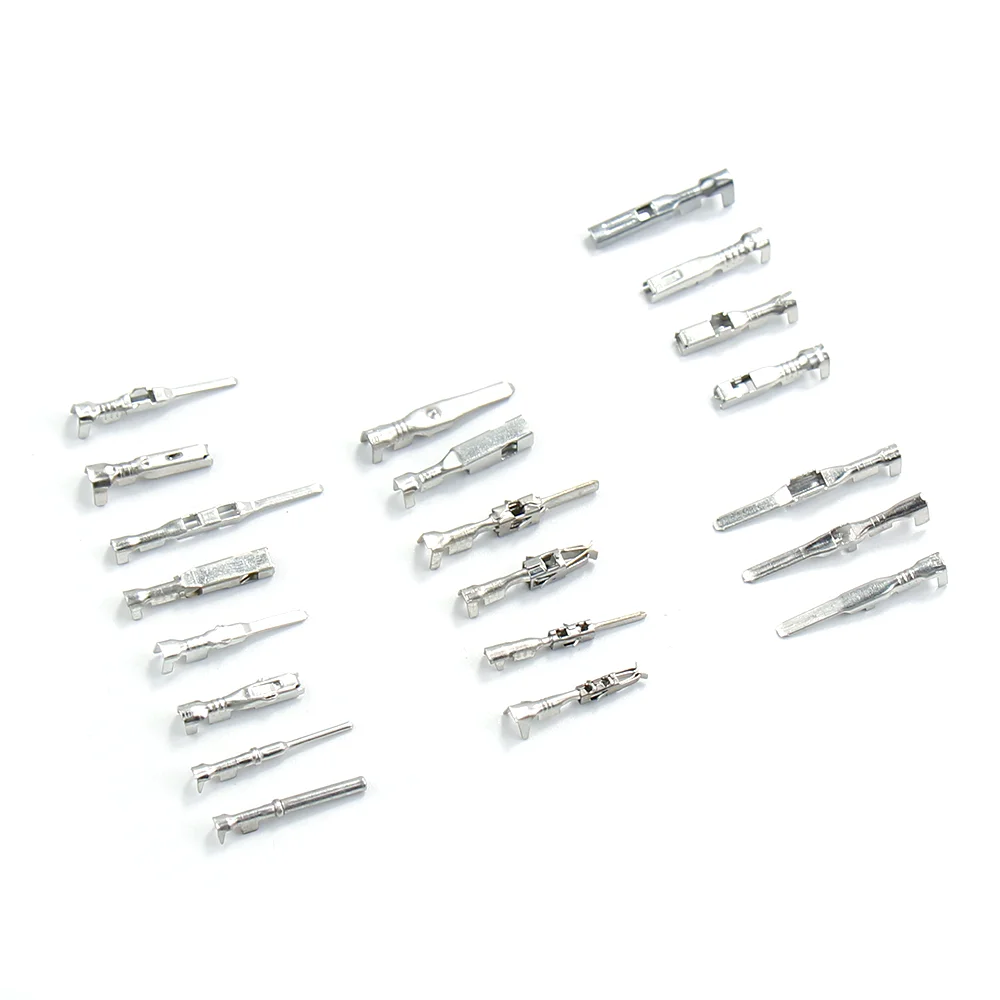 Automotive Connector 1/1.5/1.8/2.2/2.8/3.5mm Male Female Crimping Wire Terminals Electrical Pin Removal Car Non-Insulated Plug | Автомобили