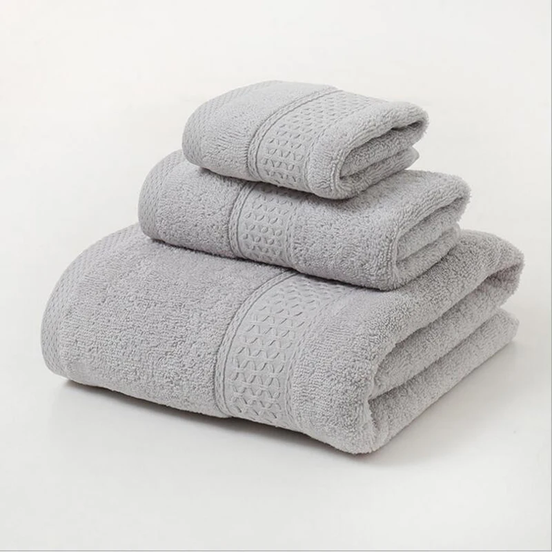 

ELKA 100% Cotton Towel Sets for Bathroom Hand Towels Face Towels Soft Super Absorbent Towel Face/Thick Large Bath Towel Bathroom