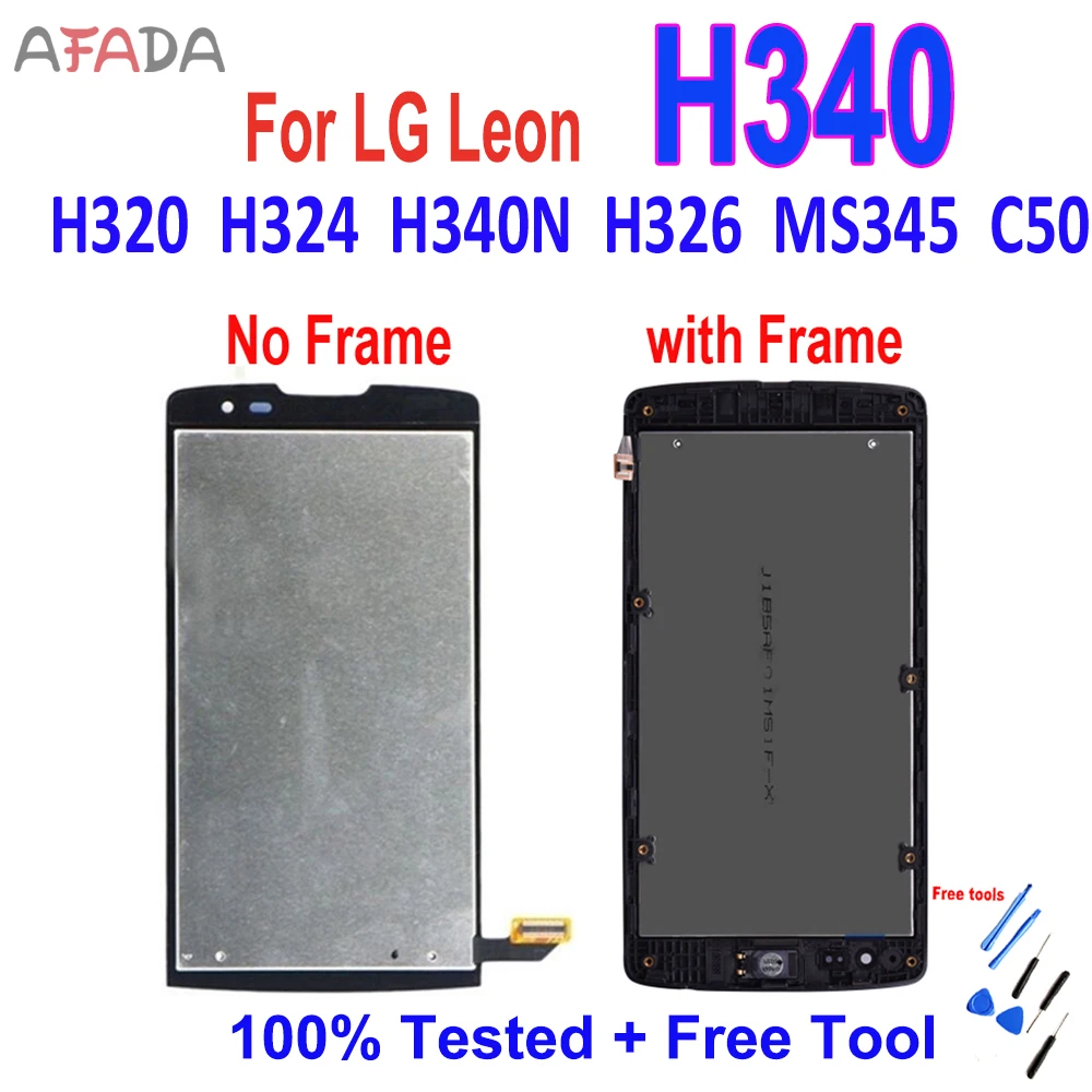 ЖК-дисплей 4 5 дюйма для LG Leon H340 H320 H324 H340N H326 MS345 экран с дигитайзером в сборе
