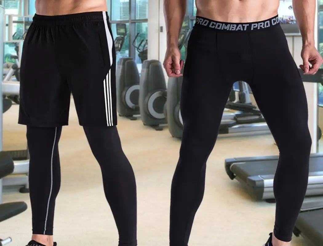

Yoga Pants sports wear Compression Training Pants Men Running Fitness pants Tights Gym clothes Basketball leggings para deportes