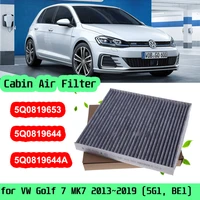 car accessories cabin air conditioning filter for volkswagen vw golf 7 mk7 20132019 2015 2016 2017 2018 5q0819653 5q0819644