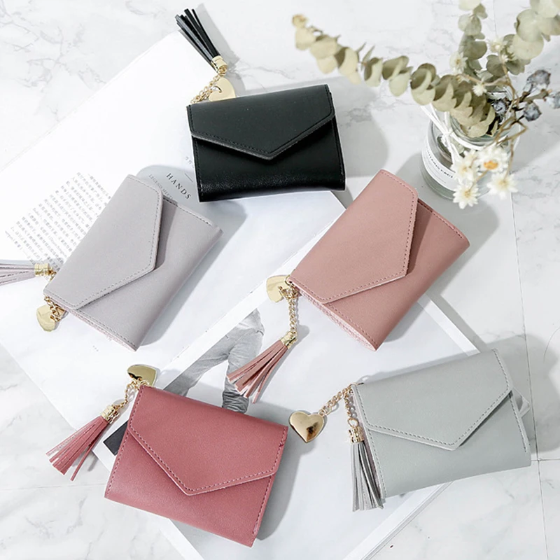 

Women's Wallet Short Women Coin Purse Fashion Wallets For Woman Card Holder Small Ladies Wallet Female Hasp Mini Clutch For Girl