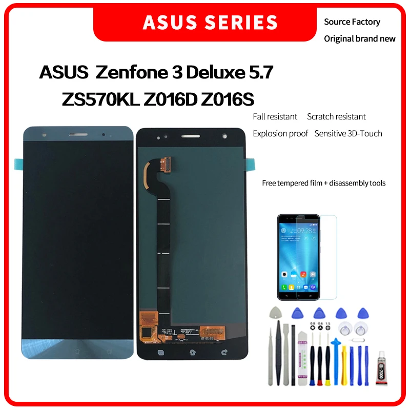 

Дисплейный модуль для Asus Zenfone 3 Deluxe ZS570KL/Z016D/Z016S, с рамкой/без рамки