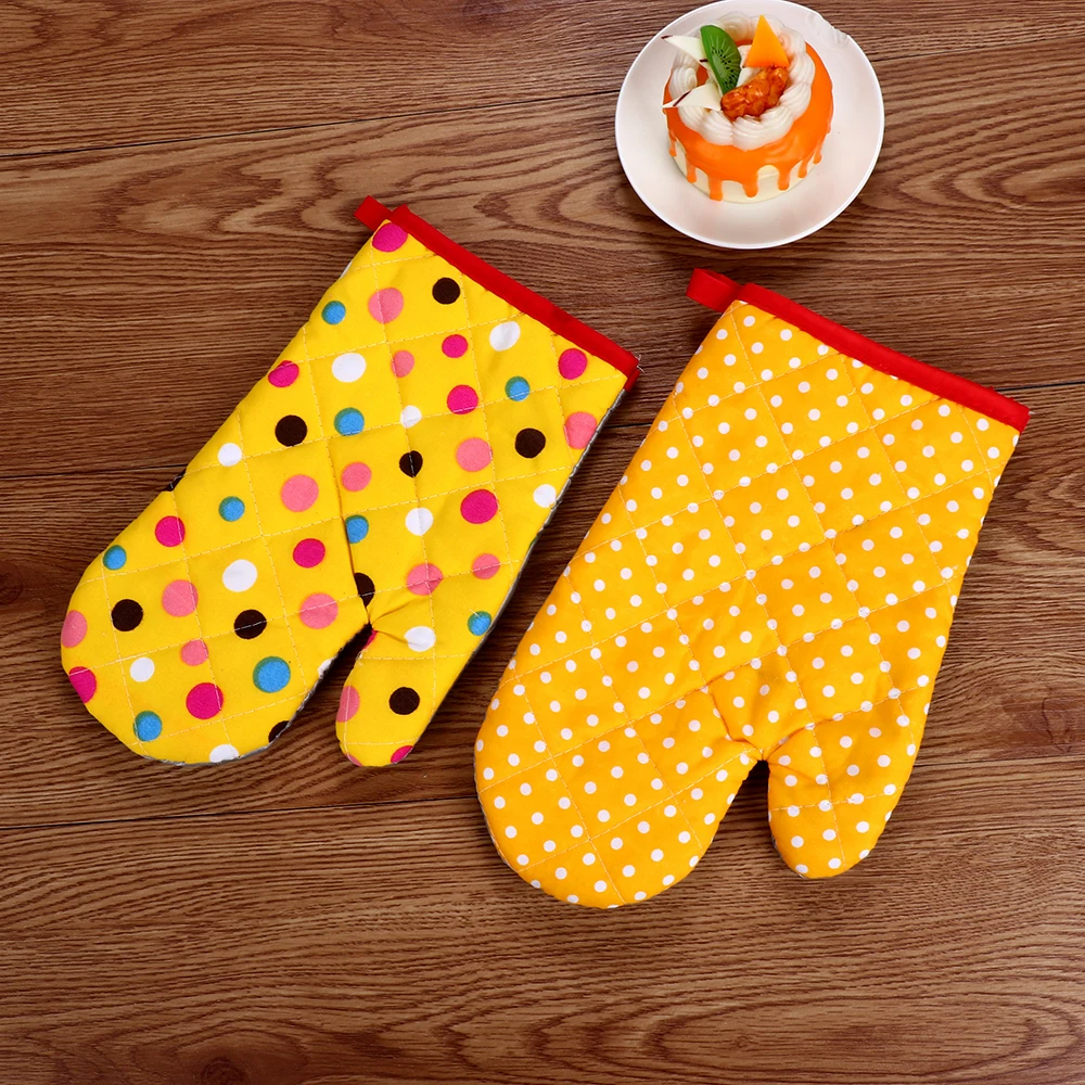 Толстые теплоизоляционные рукавицы для микроволновой печи 4 цвета специальные