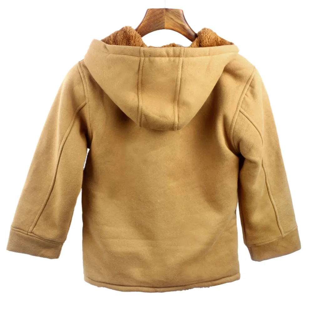 Зимняя толстовка Детская укороченный топ с длинными рукавами на пуговицах