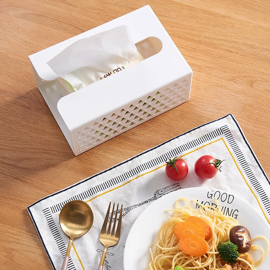 Настенный держатель для салфеток кухни ванной комнаты без ударов туалетный