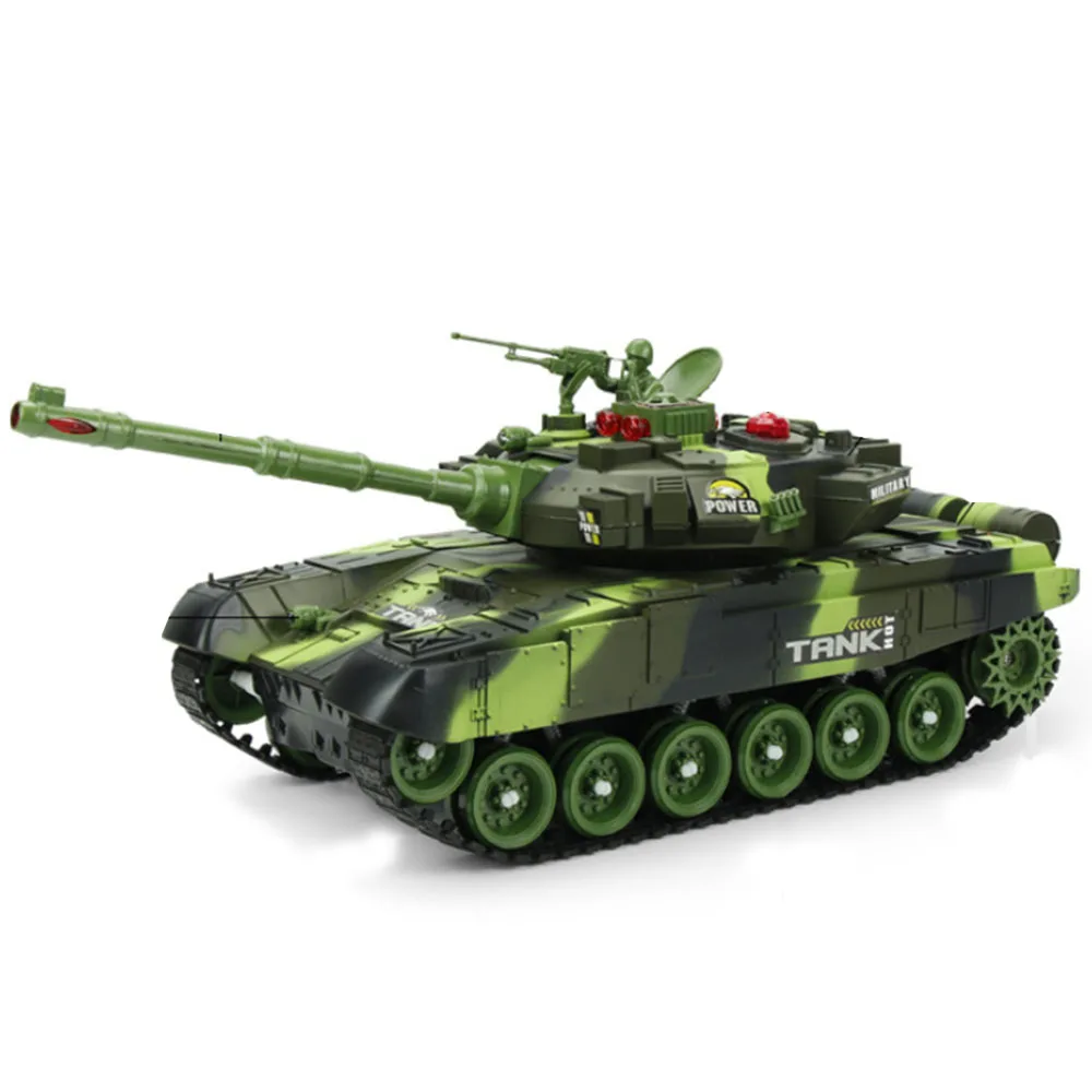 2020 New RC War Radio Tank Tactical Vehicle Main Battle Military Model Sound Recoil Electronic Hobby Boy Toys | Игрушки и хобби