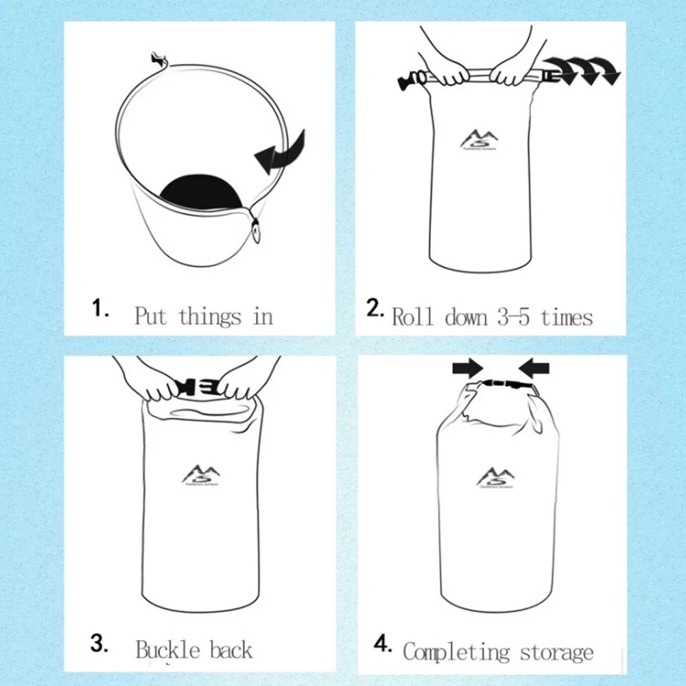 

FEELNATURE Waterproof Dry Bag 10/20L Ultra Lightweight Airtight Bag for Swimming Rafting Kayaking River Trekking Floating