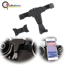 Carbon Fiber Style Adjustable Car Air Vent Outlet GPS Smart Cell Phone Mount Cradle Holder Stand For 2015-2019 Audi A3 S3 RS3