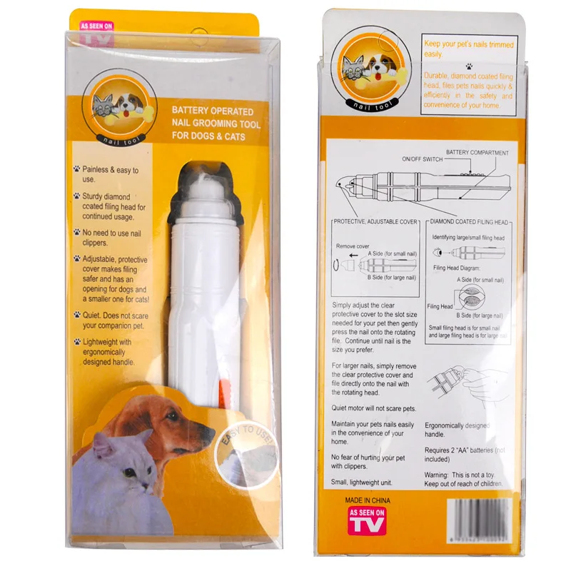 Профессиональный Электрический коготь для собак инструмент груминга и ухода за