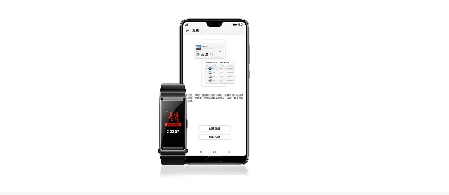 huawei TalkBand B5 Talk Band Bluetooth умный Браслет носимые спортивные Напульсники сенсорный AMOLED экран вызов наушники группа