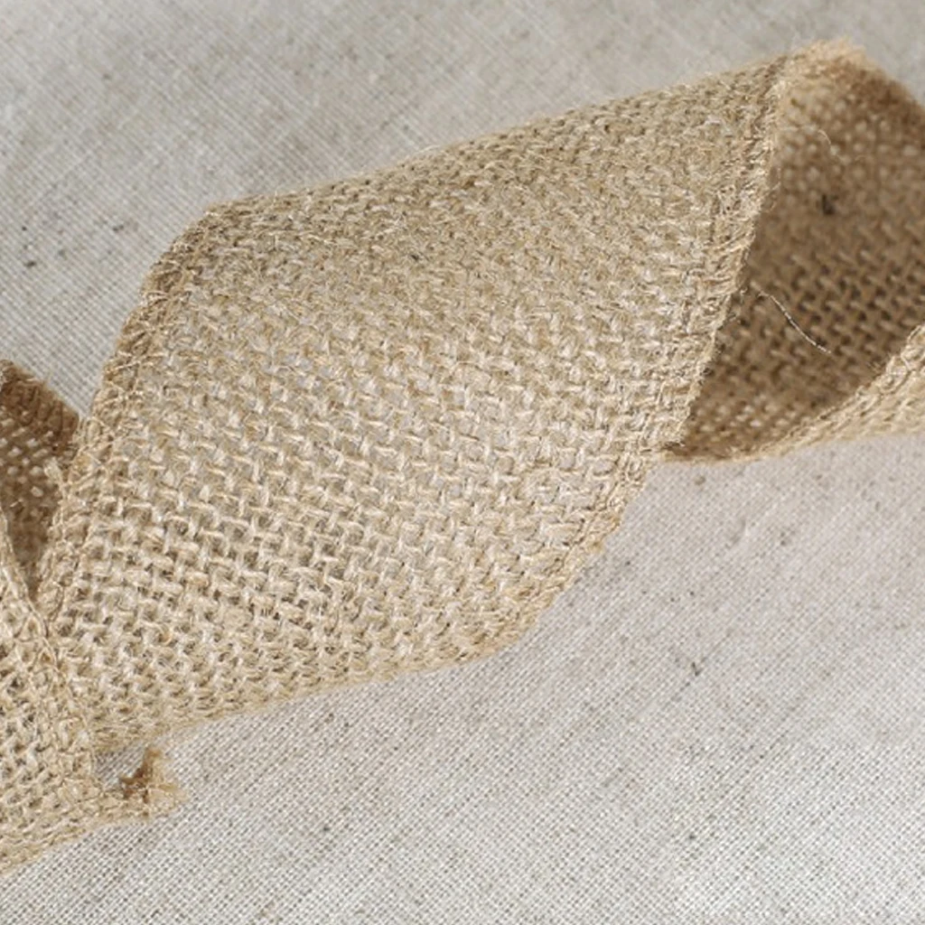 10 м Скатерть из натурального джута лента мешковины для сада тканевые скатерти в