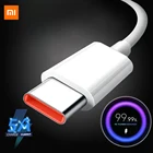 Оригинальный зарядный кабель Usb Type-C для Xiaomi 5A Turbo, провод для быстрой зарядки, шнур 1 м 1,5 м 2 м для Xiaomi Mi 11 10i 10 10T Pro