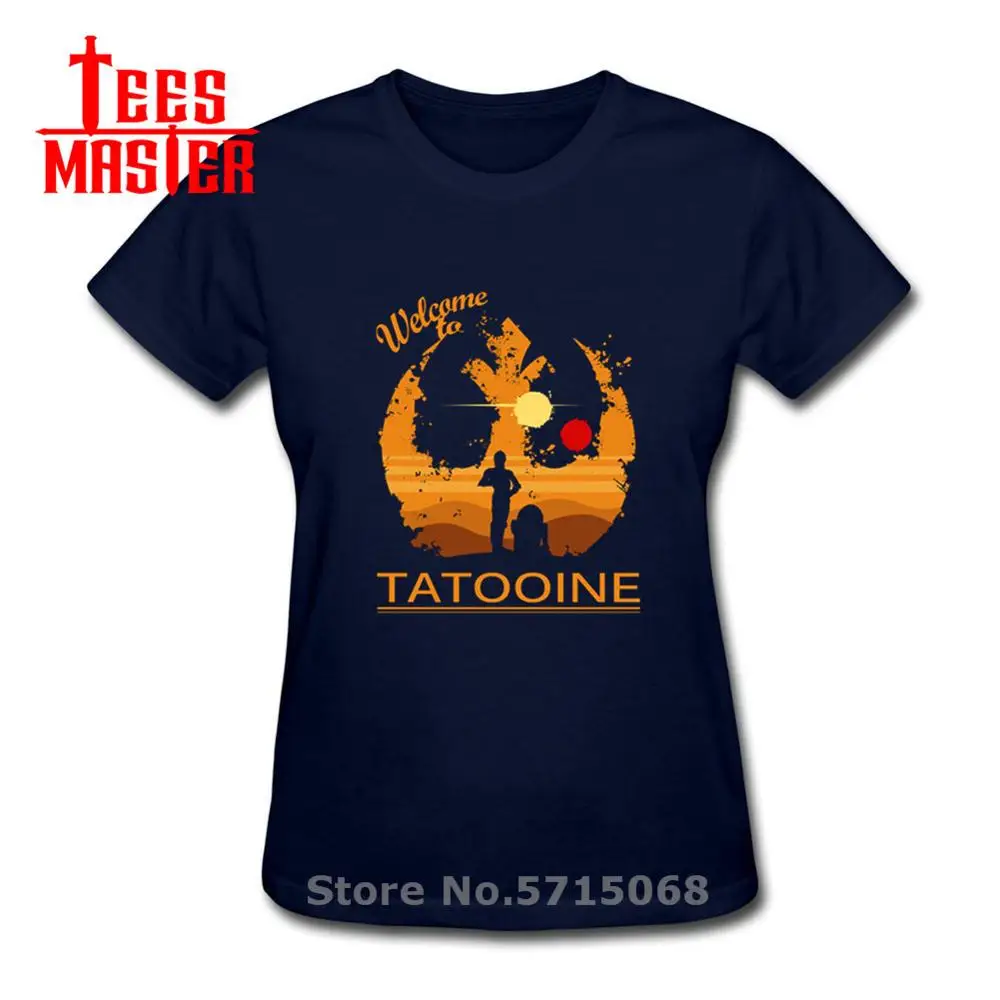 Новинка 2020 модная женская футболка JEDL Добро пожаловать в Tatooine Женская Винтажная