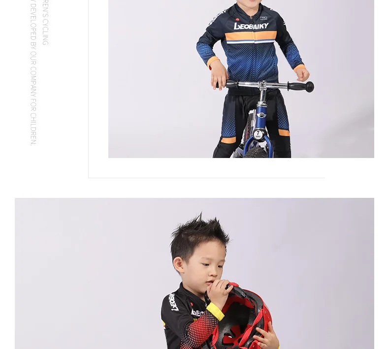 Child Team Bike Jersey Sets Kids Cycling Set Riding Clothing Mtb Wear Children Bicycle Clothes Boy Sport Suit Girls Long Kits