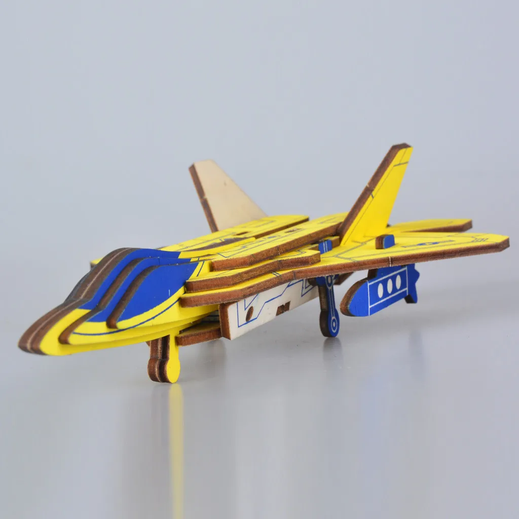 

DIY Children 3D Wooden Puzzle Animal Model Assembly Kit Children's Educational Toys Kids Gift Puzzle Wood Kits Desk Decoration