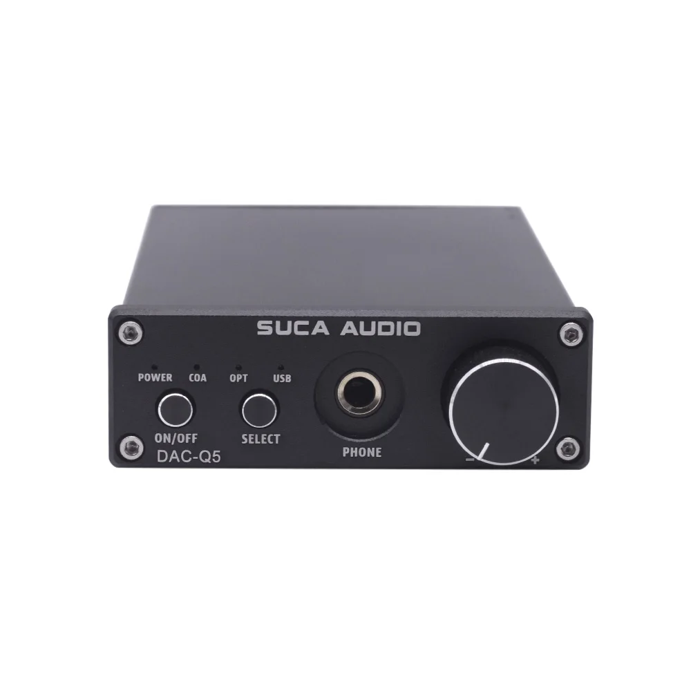 Портативный SUCA DAC-Q5 наушников цифровой аудио усилитель HiFi оптический аудио/коаксиальный/USB DAC Q5 декодер с усилителем декодер DAC