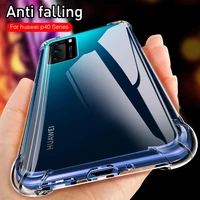 transparent soft case For huawei p40 pro p30 p20 light huawe huawey hauwei lite shockproof phone cover coque cases