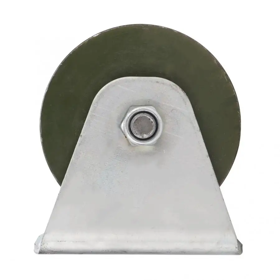 1Pc Steel V Type Groove Rigid Caster Wheel for Door Industrial Tool Carts | Обустройство дома