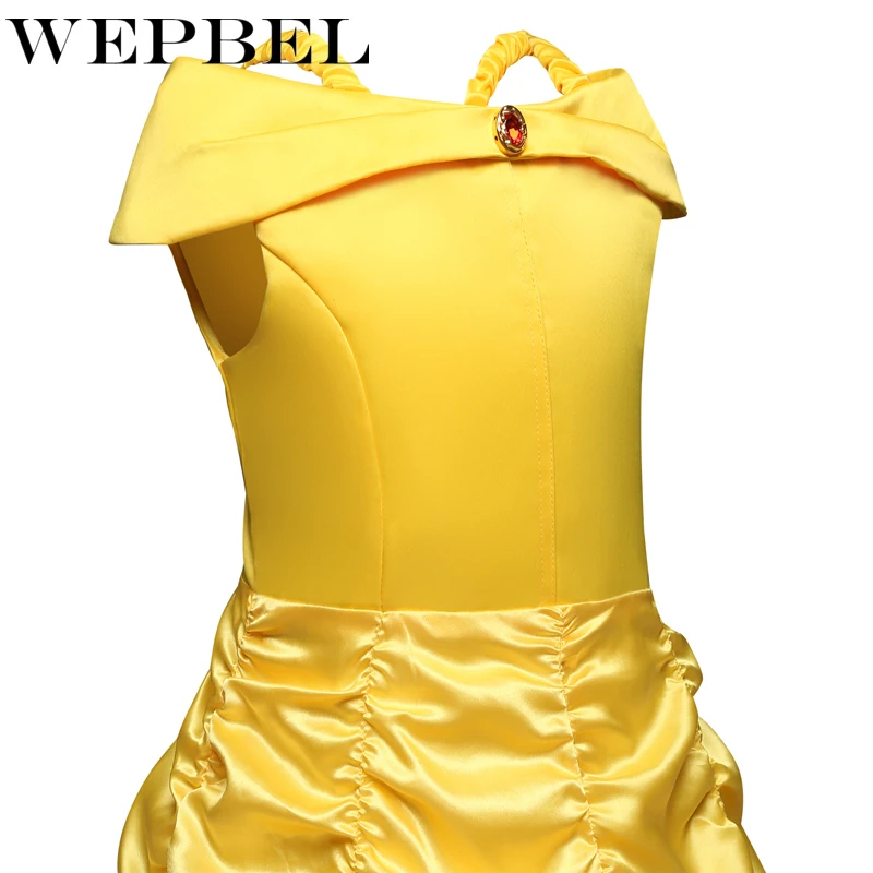 WEPBEL belle/платье принцессы платье для девочек костюмированной вечеринки Детские