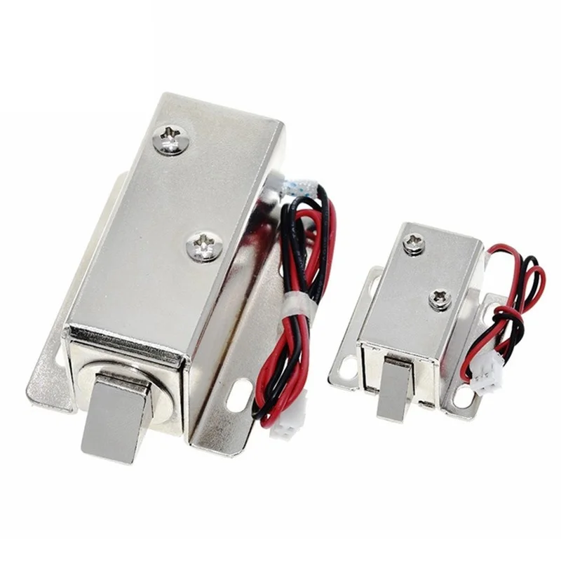 

DC12V 0.35A 0.6A small electromagnetic lock storage cabinets electronic lock mini electric bolt lock drawer file cabinet lock