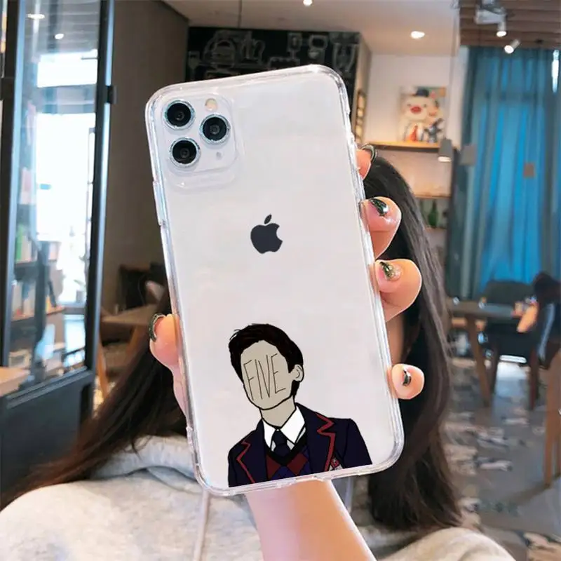

Umbrella Academy TV series Phone Case Transparent for iPhone 6 7 8 11 12 s mini pro X XS XR MAX Plus