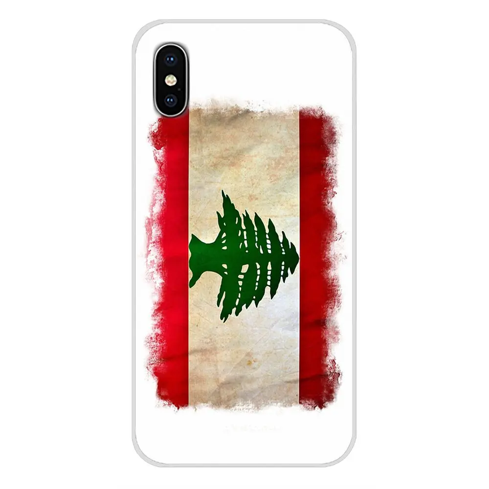 For Apple iPhone X XR XS 11Pro MAX 4S 5S 5C SE 6S 7 8 Plus ipod touch 5 6 Lebanese Lebanon Flag Accessories Phone Shell Covers | Мобильные
