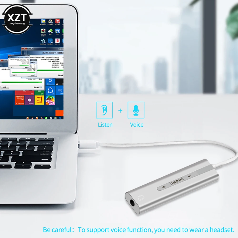 Звуковая карта 2 в 1 с USB аудио 7 каналов 3D разъем 3 5 мм адаптер для наушников