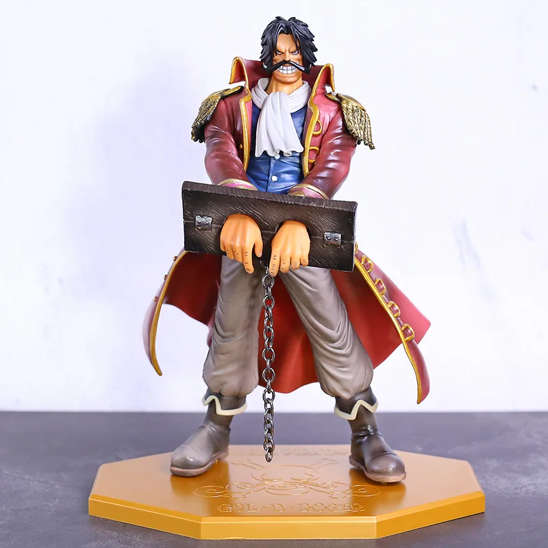 ПВХ фигурки героев Аниме: Гол Д Роджер Золотая отличная модель на 10-ю годовщину