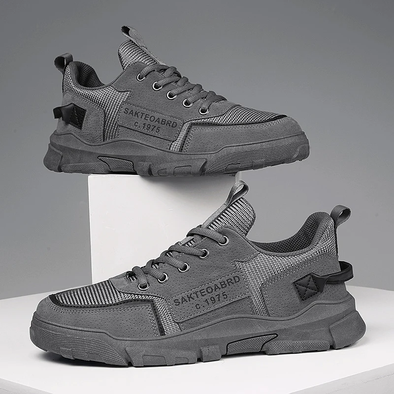 

spring new men's casual shoes all-match breathable shoes outdoor non-slip shoes fashion light shoes rubber outsole shoes