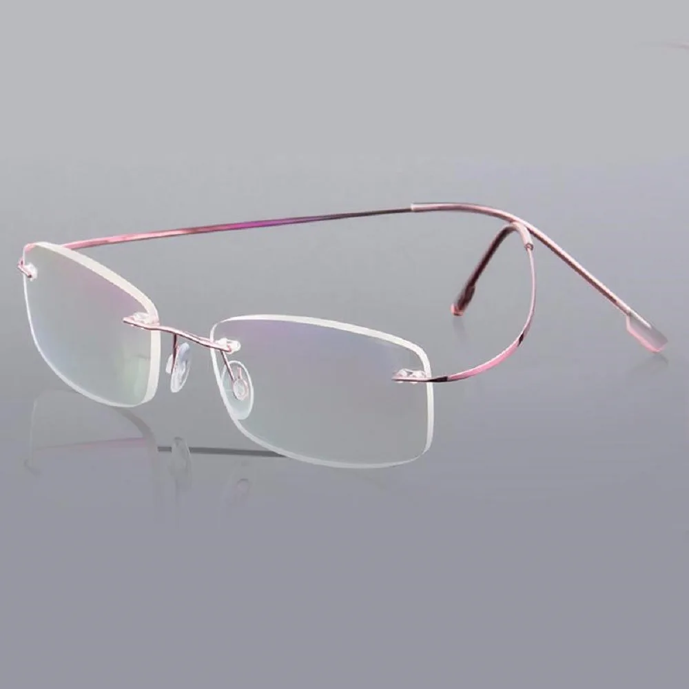 1PC Women Men Rimless Titanium Eyeglasses Frames Flexible Optical Frame Prescription Spectacle Frameless Glasses Eye glasses Hot |