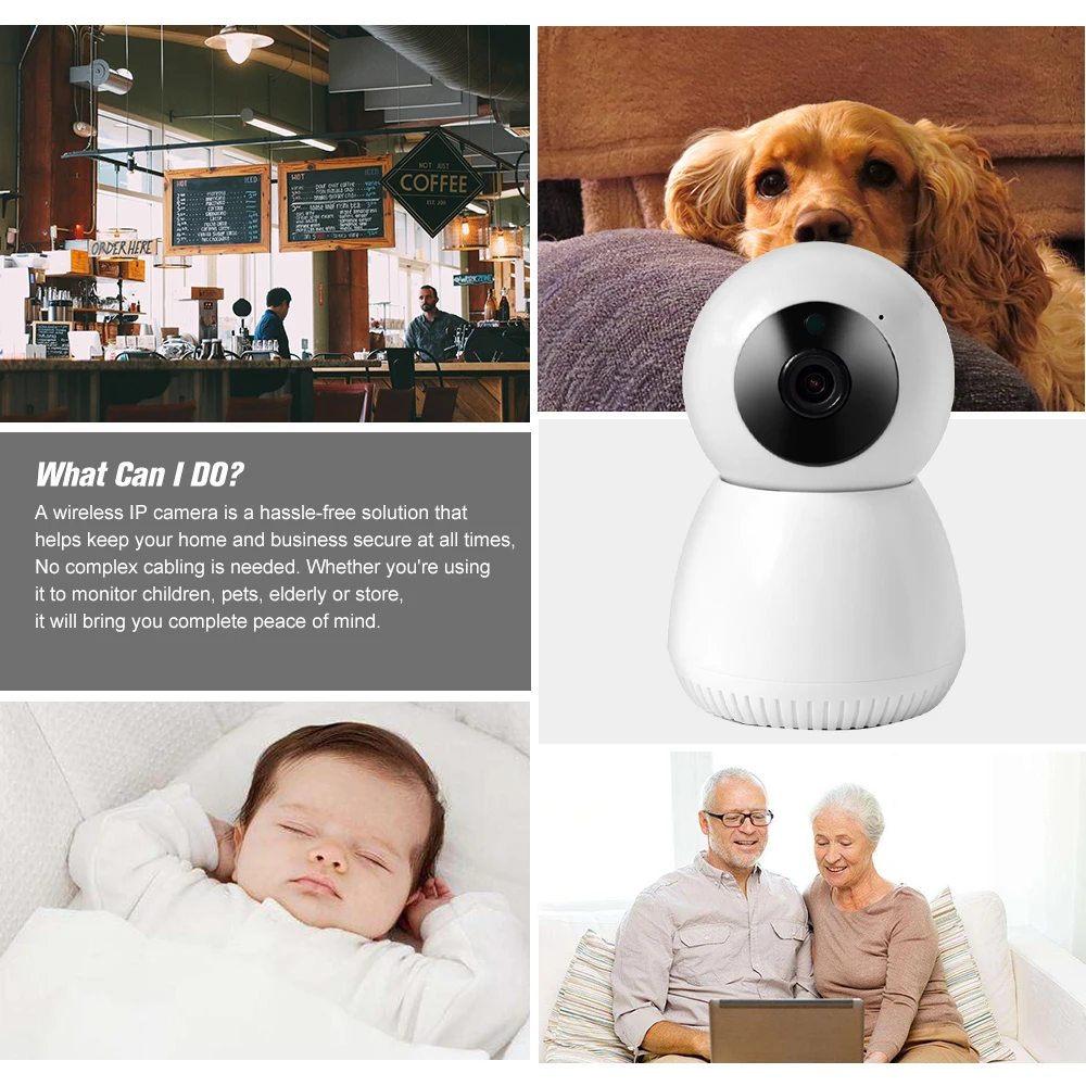 

Tuya Home Security WIFI Camera 1080P Wireless IP Camera Baby Monitor P/T/Z Security Camera 2Way Audio Night Vision VoiceControl