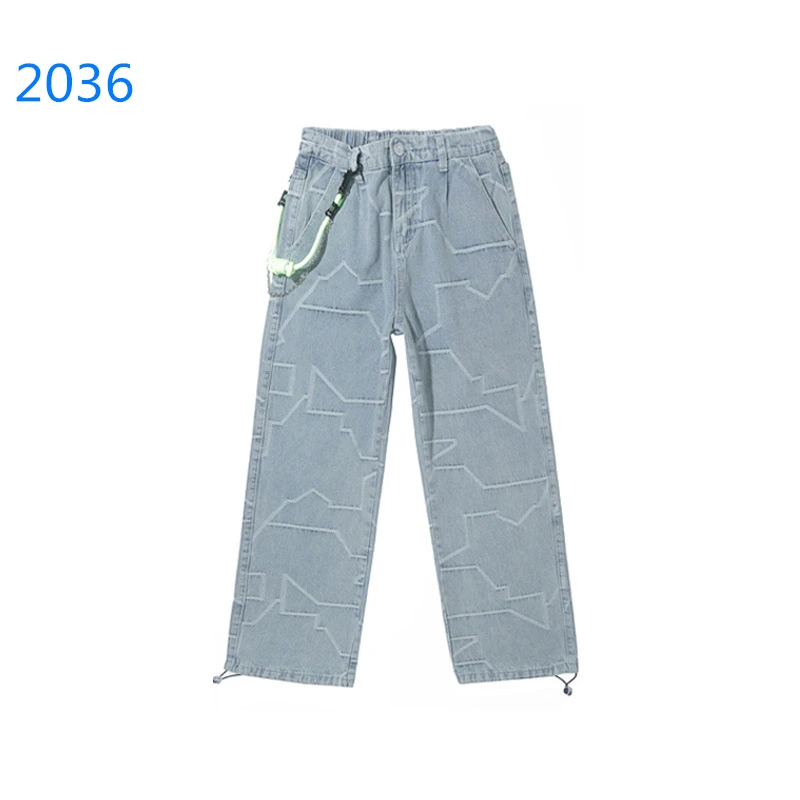 Модные мужские винтажные потертые джинсы в стиле хип-хоп с принтом смайлика