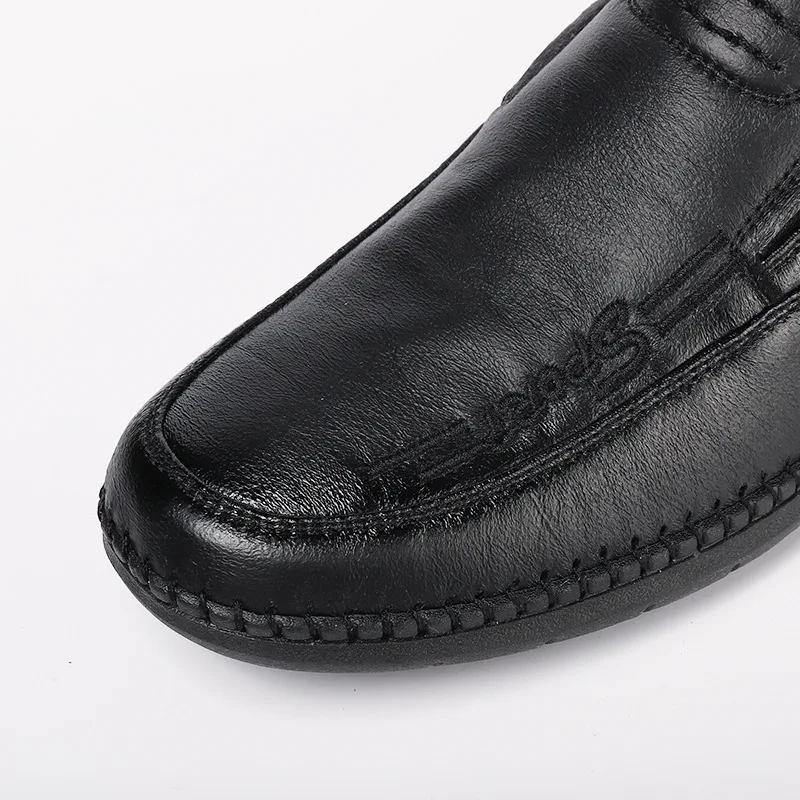 

Classic Men's Casual Shoes Leather Mens Loafers Breathable Male Office Footwear Lightweight Men Shoes Soft Man Driving Shoes
