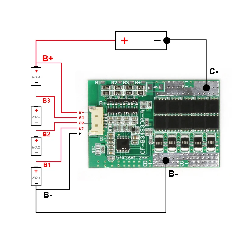 4S 30A литиевая батарея 18650 зарядное устройство PCB плата защиты BMS | Инструменты