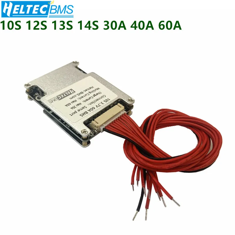 Оптовая продажа 36V 24V 48V 10 14S bms 10S 13S 12S 30A 40A 60A BMS баланс доска для электрического