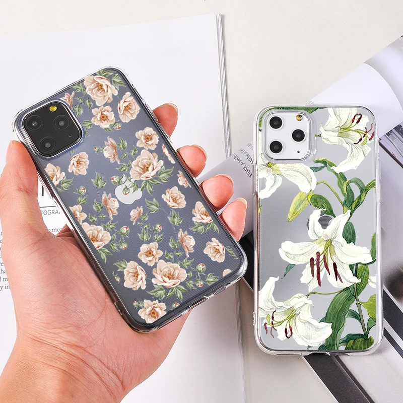 Креативный Роскошный чехол для iPhone 11 X XS XR pro Max SE 2020 прозрачный мягкий из ТПУ iphone 5 6