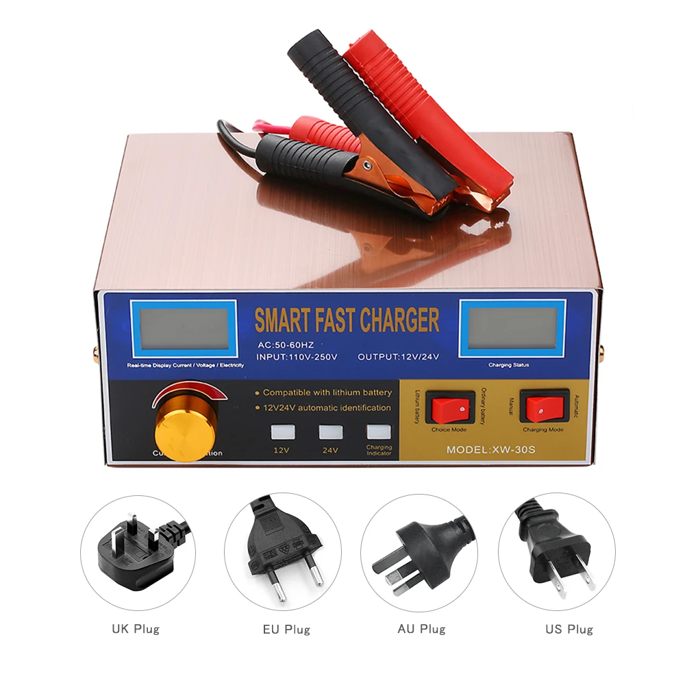 12 V/24 V 15A/18A 6 400AH Многофункциональный Смарт Пульс Ремонт Батарея Зарядное