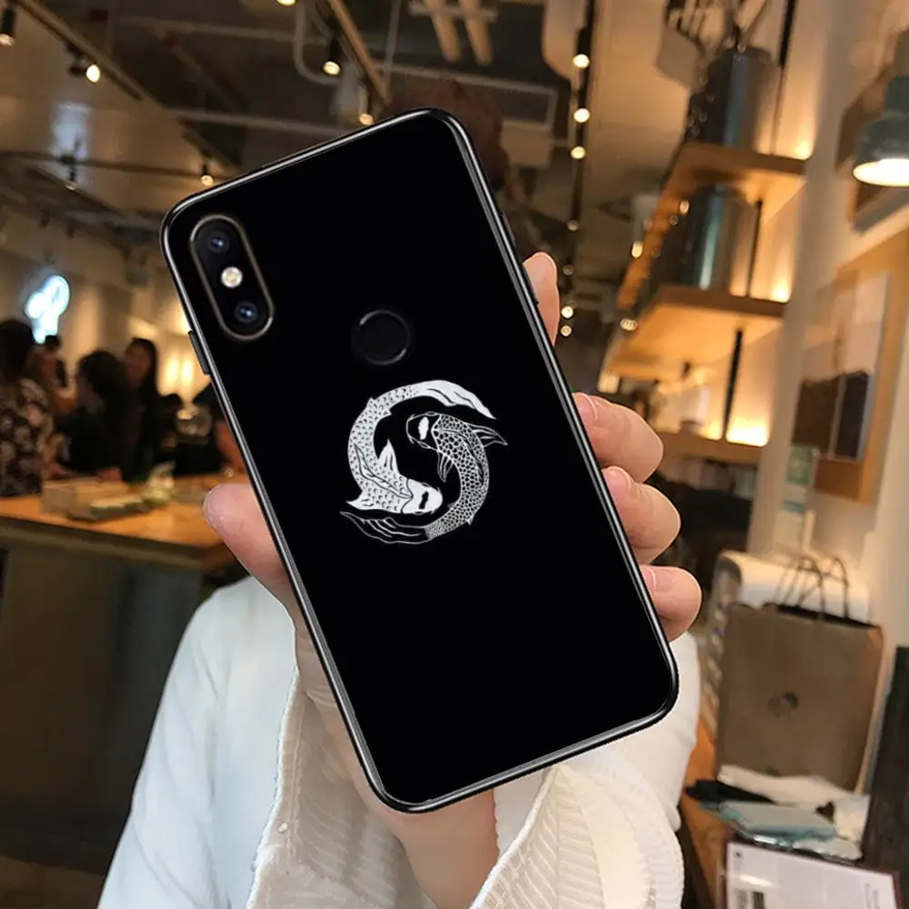 

Pure Phone Case For xiaomi M2 C3 X3 F2 Lite NFC 6 5 x Poco k30 Pro Anime Black Cover Silicone Back Pretty